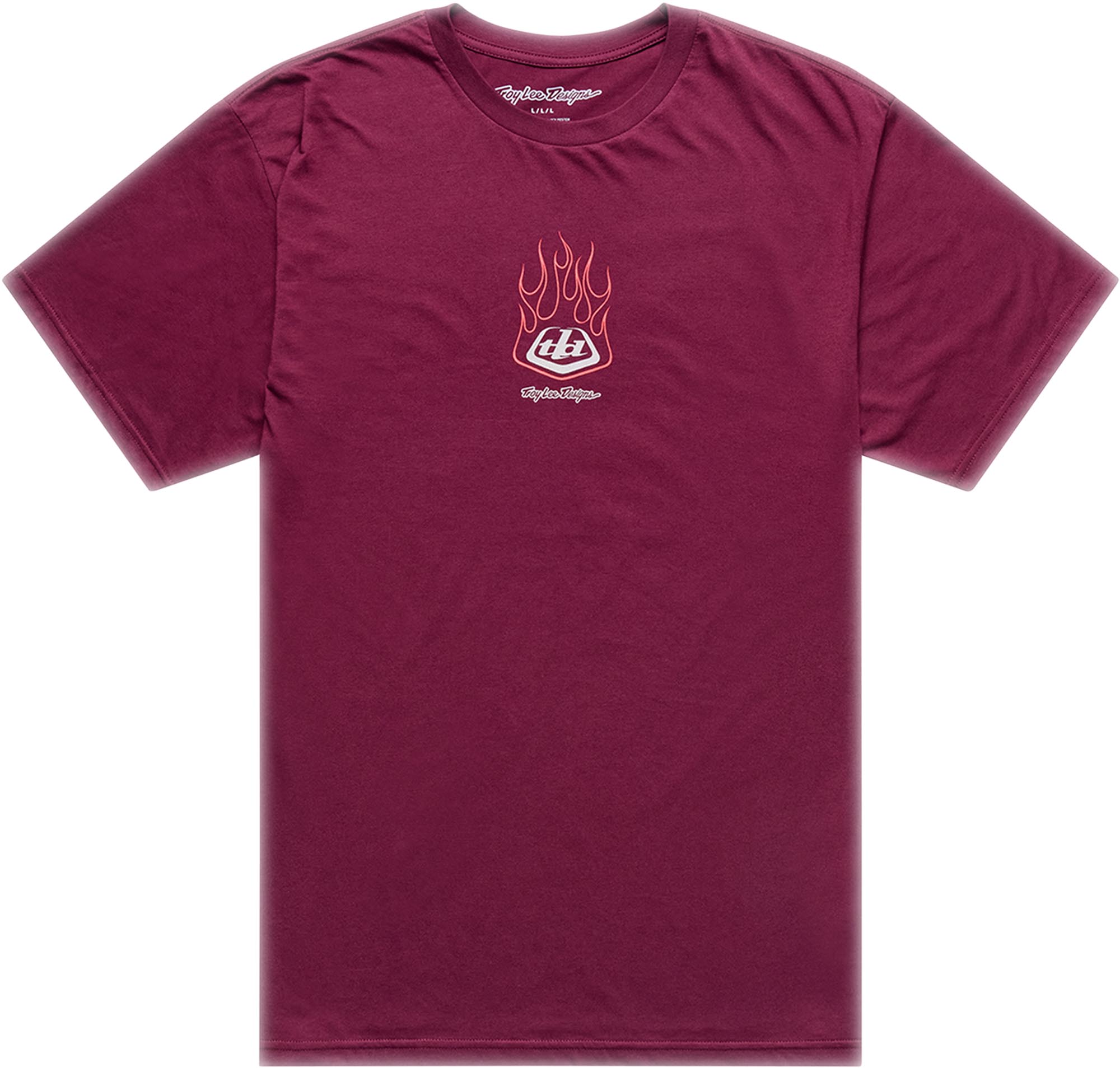 Troy Lee Designs Flame2 T-Shirt, red, Size XL for Men-image-982868505