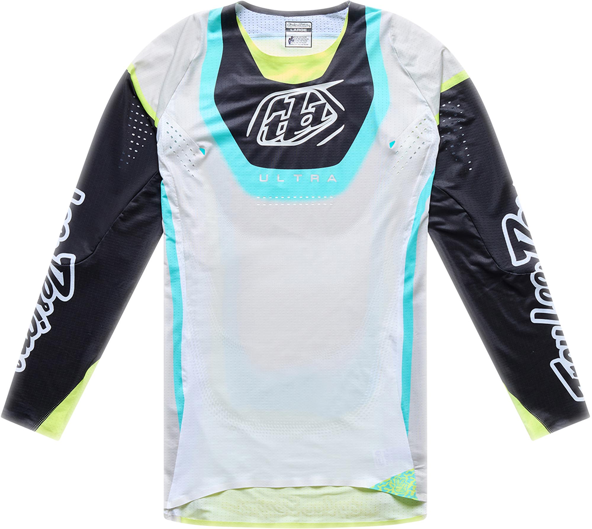 Troy Lee Designs Se Ultra Vision Motocross Jersey, Grey-White, Size L For Men