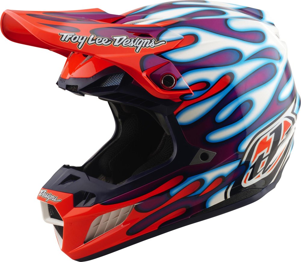 Troy Lee Designs SE5 Composite MIPS Overspray Casco de motocross