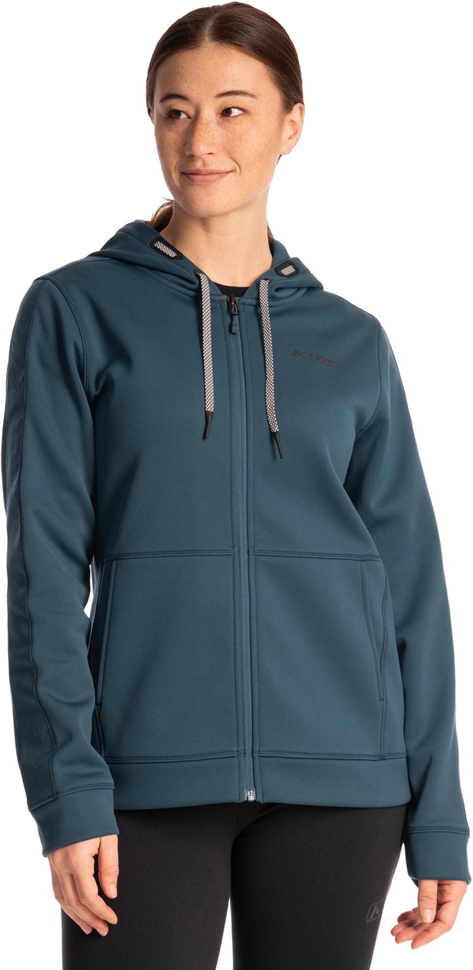 Klim Aster Park Ladies Zip Hoodie, Blue, Size Xs For Women