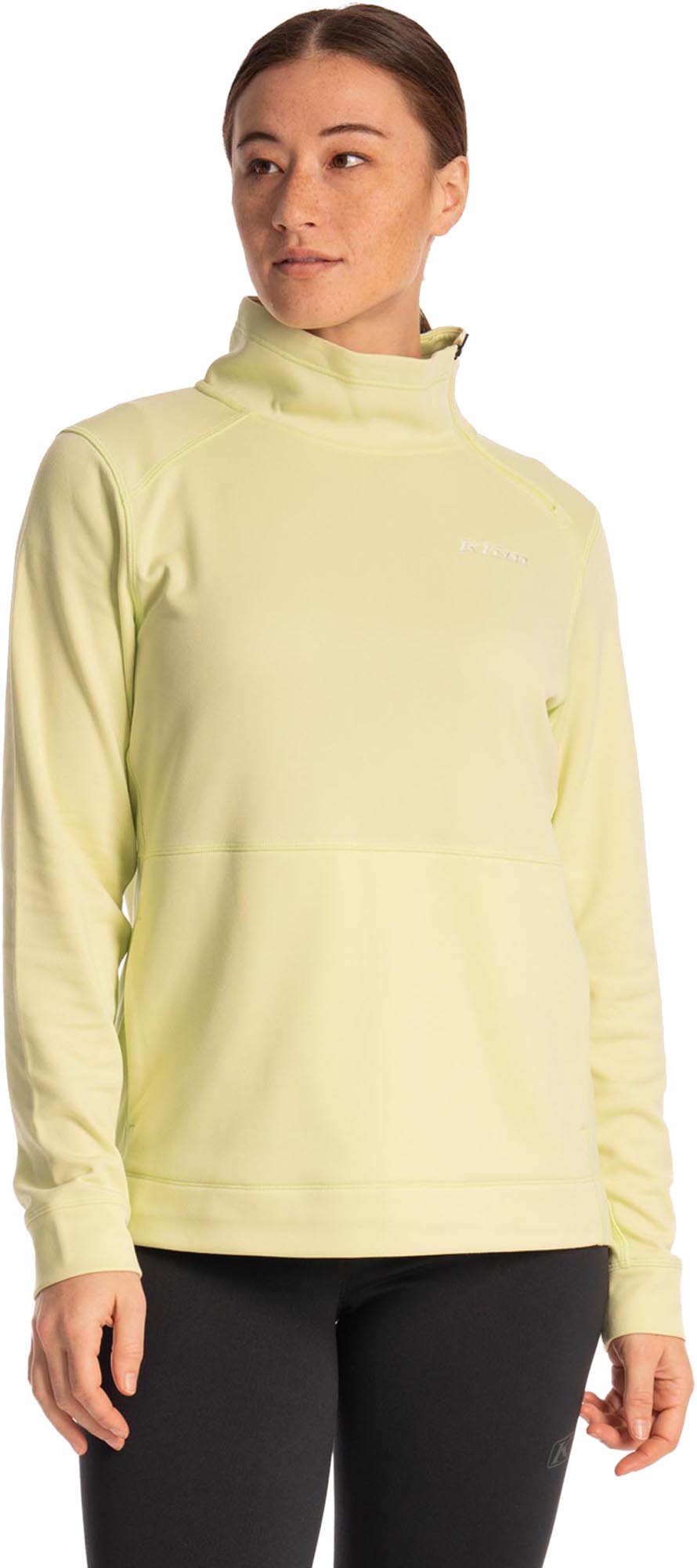 Klim Solitude Asym Ladies Pullover, yellow, Size M for Women