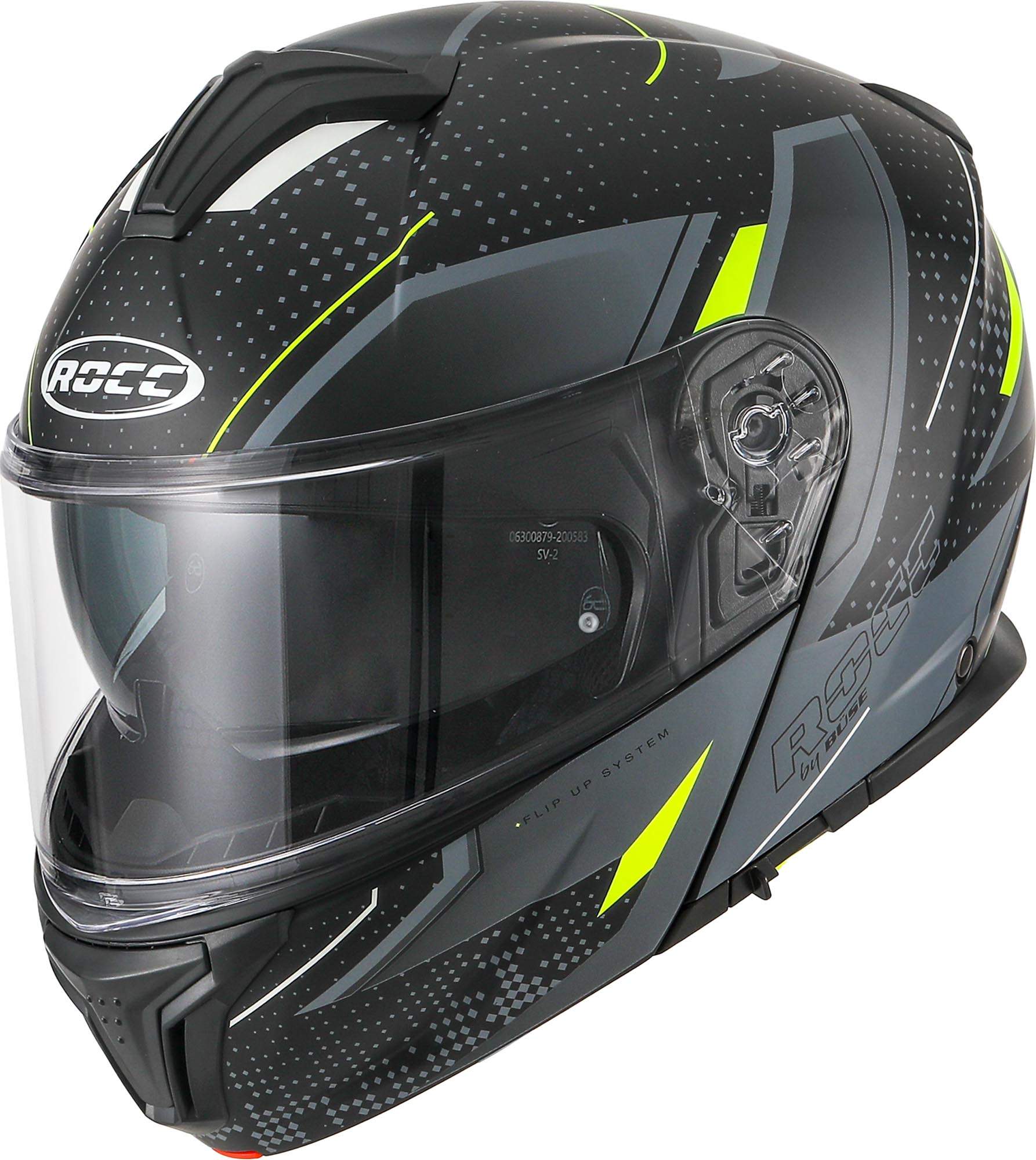 Rocc 810 Helmet, black-grey-yellow, Size XL for Men