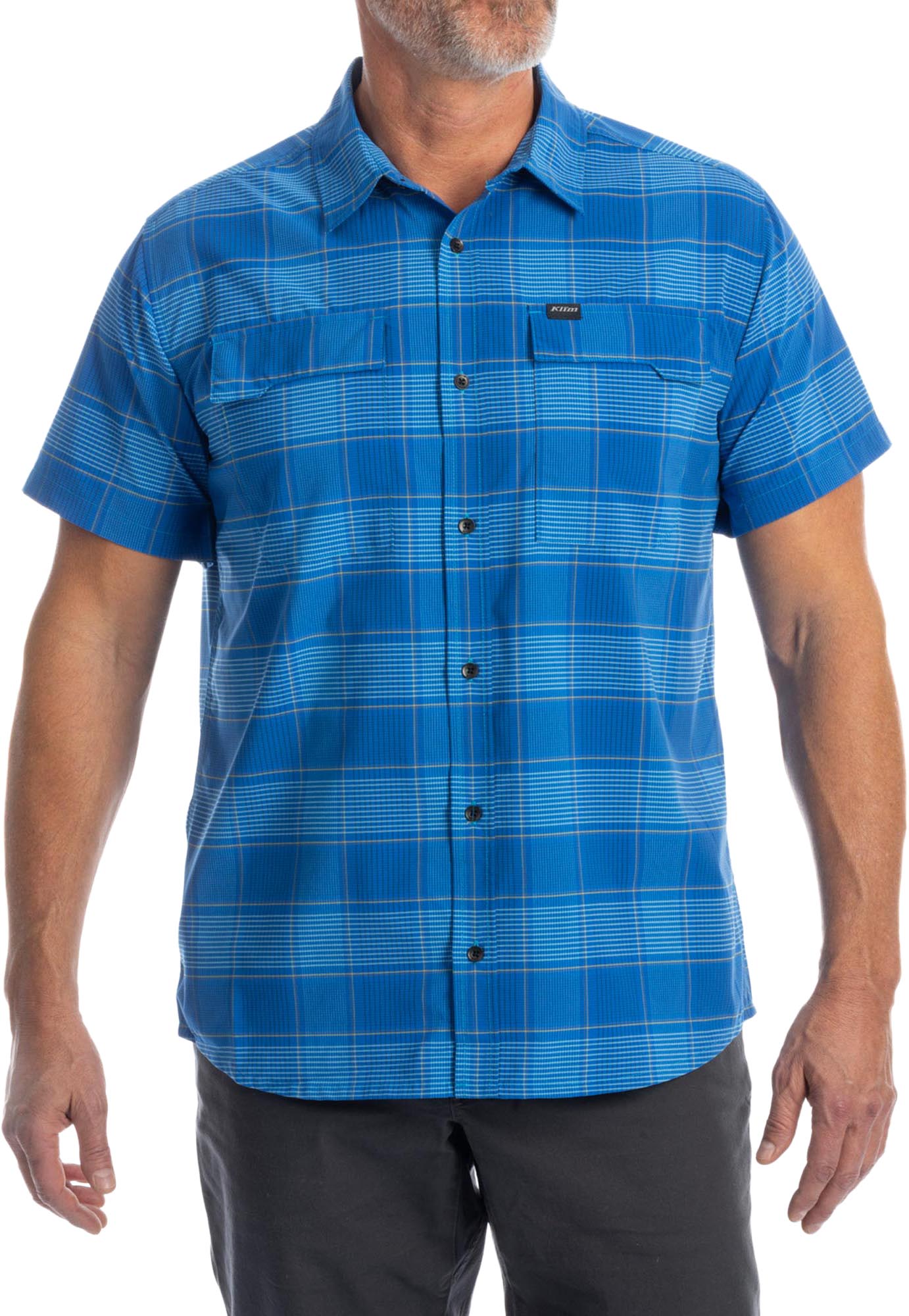 Klim Taggart Stretch Shirt, blue, Size XL for Men