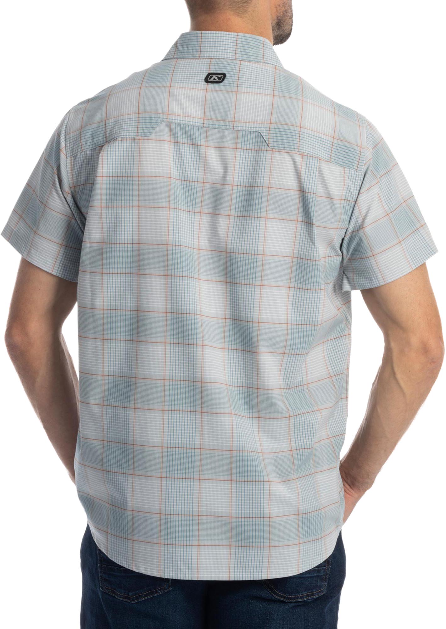 Side view of Klim Taggart Stretch Shirt, white, Size 2XL for Men