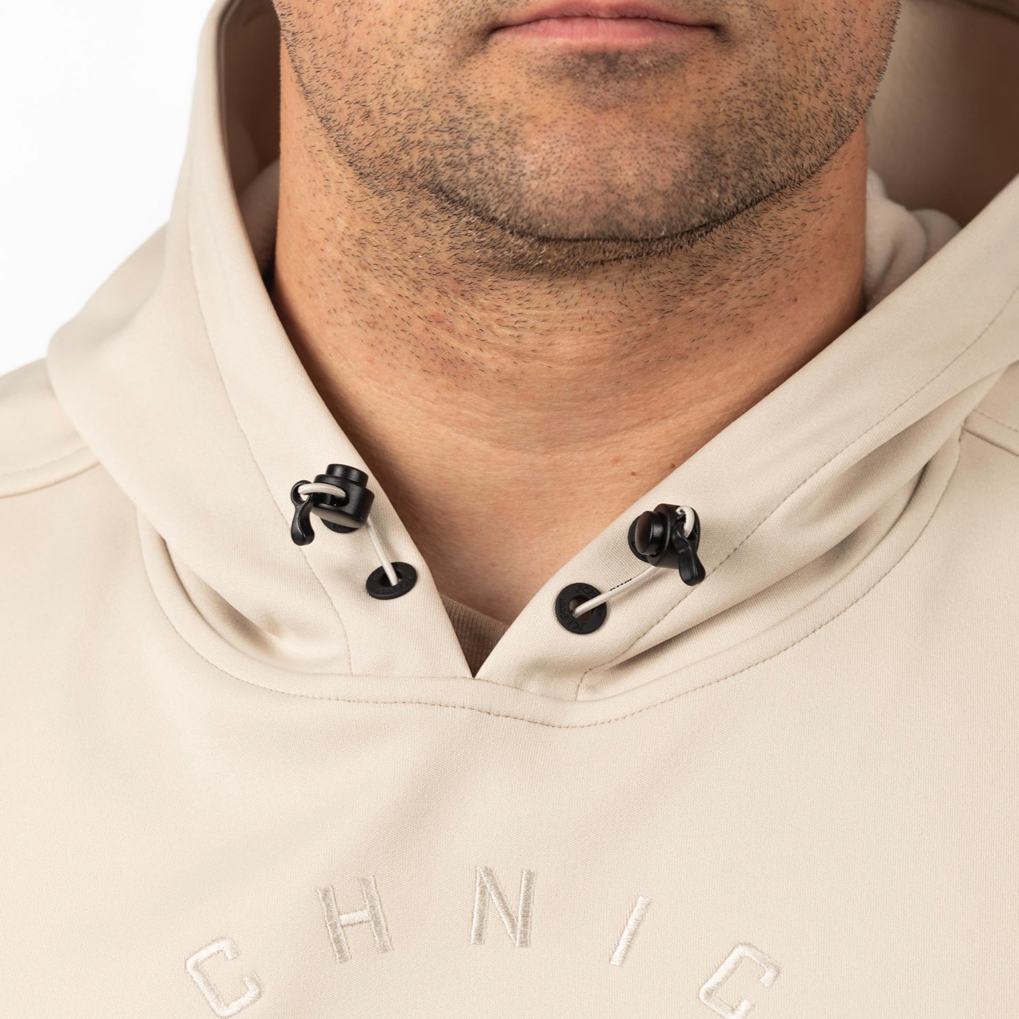 Side view of Klim Wydaho Hoodie, beige, Size 2XL for Men