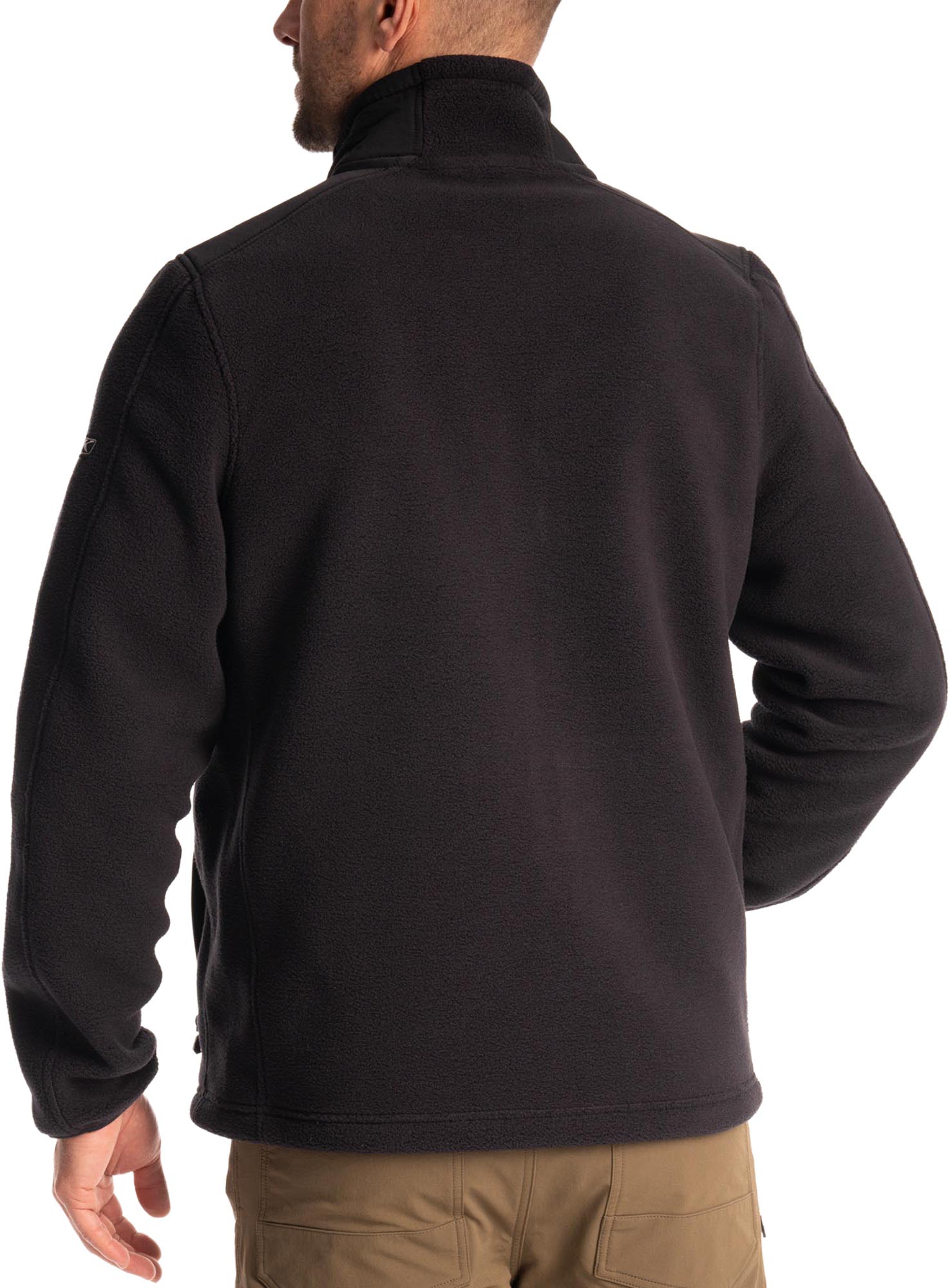 Side view of Klim Teton Crest Fleece Jacket, black, Size 2XL for Men