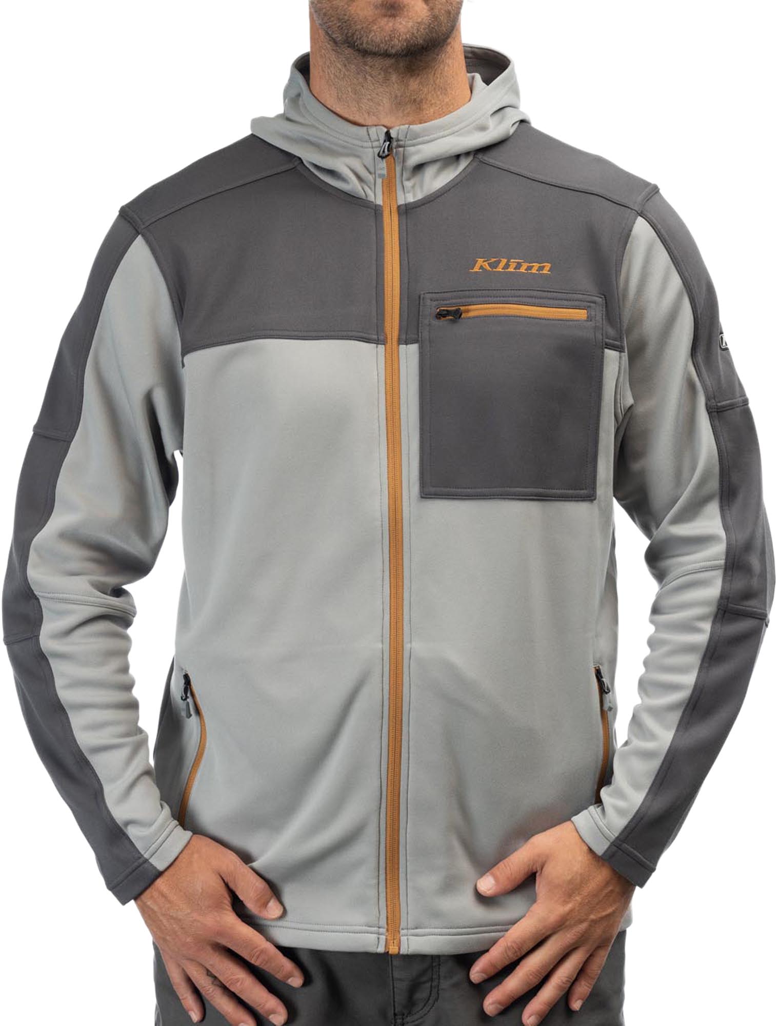 Klim Glacier Jacket, Grey, Size M For Men