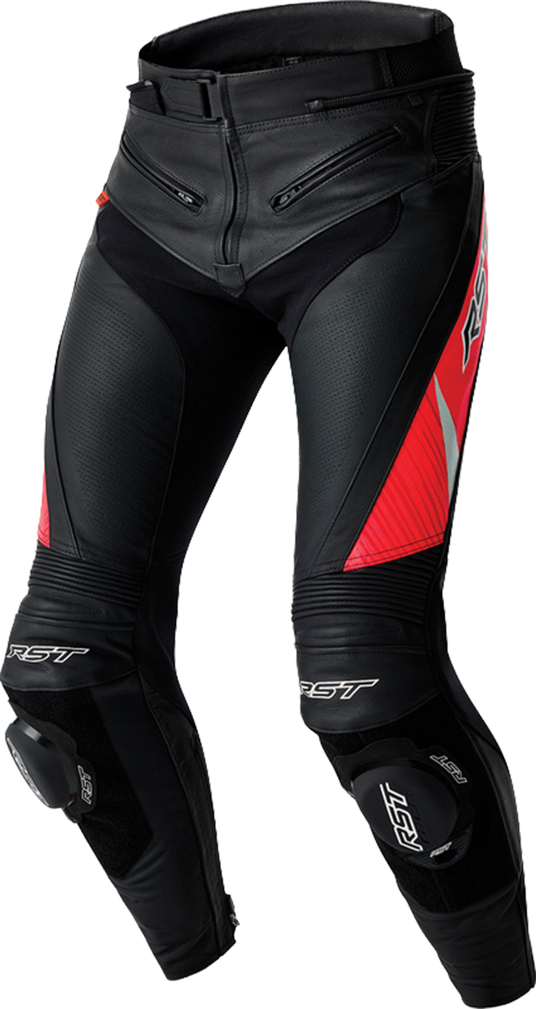 RST Tractech Evo D3O Кожаные брюки для мотоцикла Черный/Красный 42 
