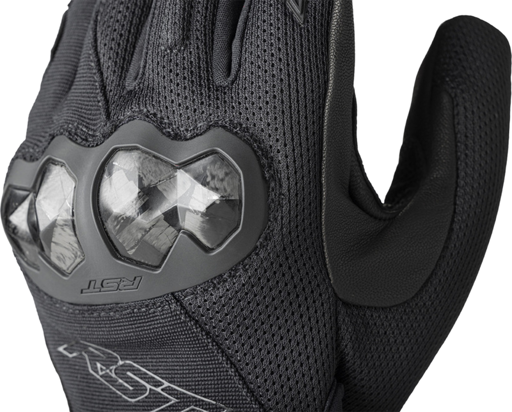 Side view of RST Jetstream perforated Motorcycle Gloves, Size M for Men