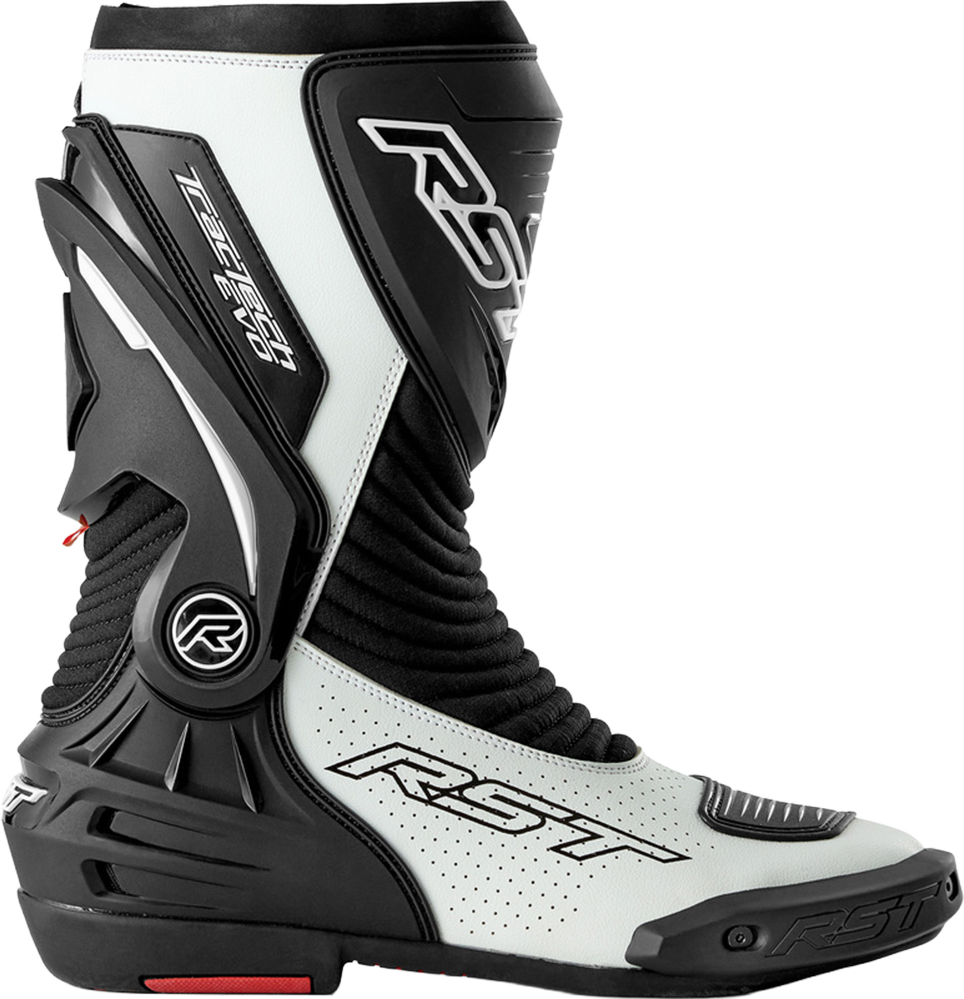 Rst Tractech Evo D3O Ladies Motorcycle Boots, Black-White, Size 37 For Women