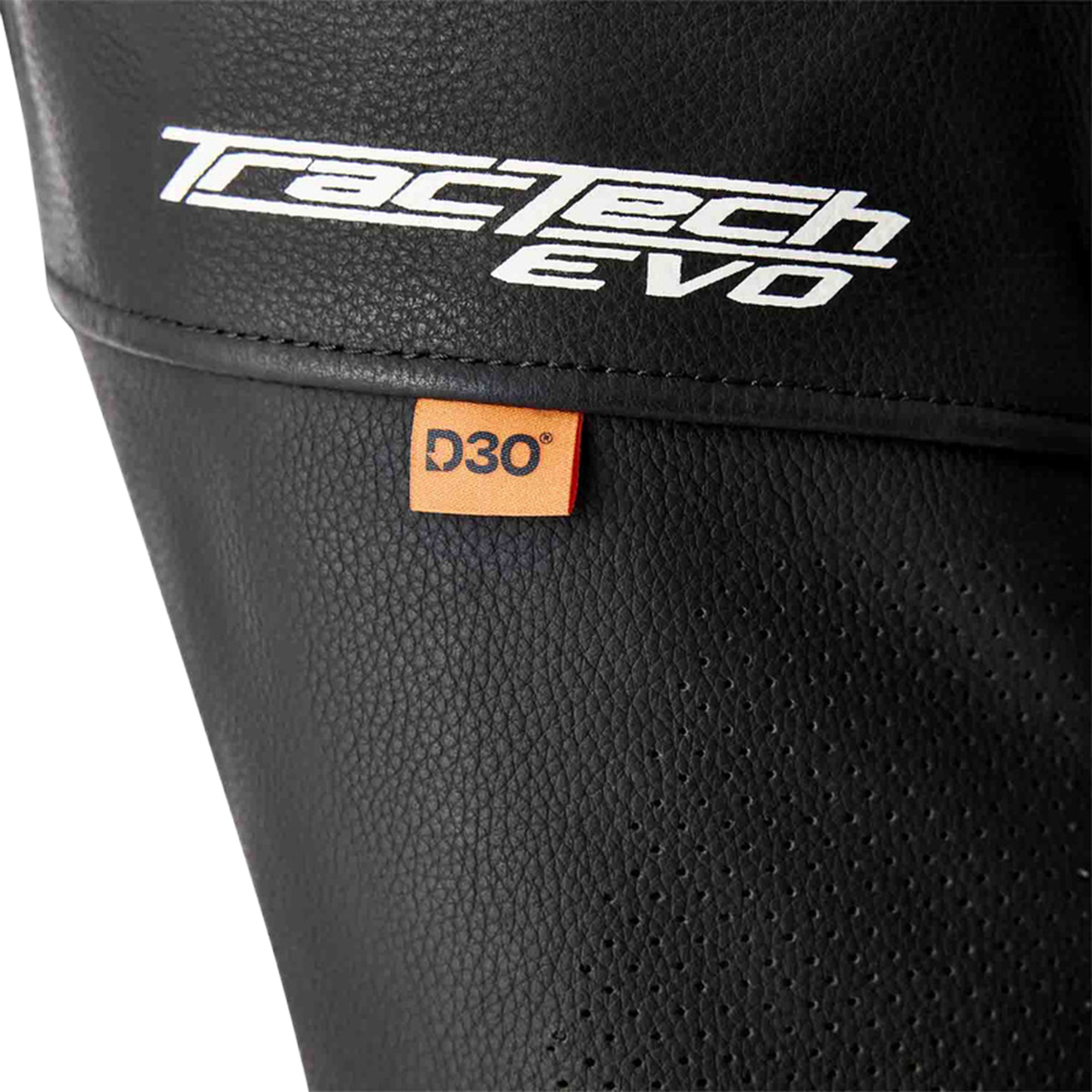 Side view of RST Tractech Evo D3O Motorcycle Leather Jacket, black-blue, Size 52 for Men