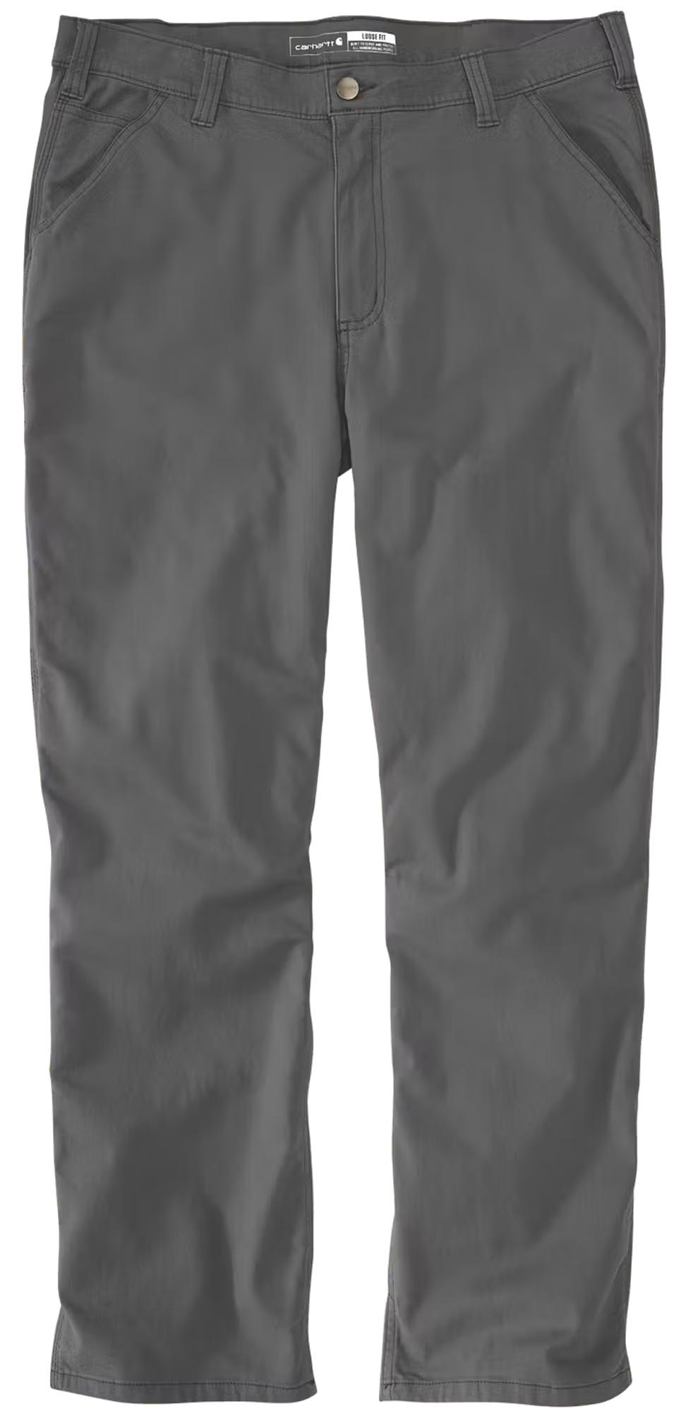 Carhartt Loose Straight Rigby Dungaree Pants, grey, Size 34 36 for Men-image-866922830