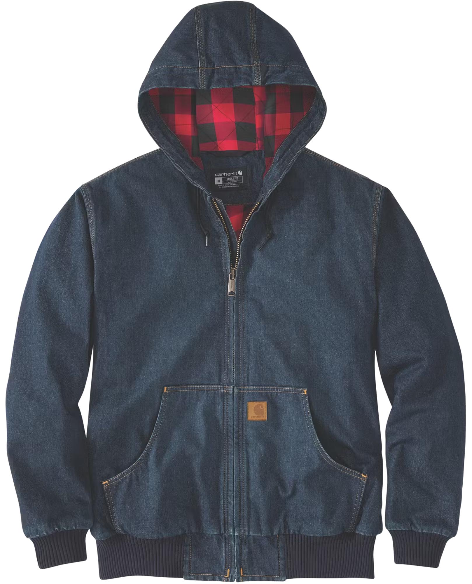 Carhartt Loose Fit Denim Active Jacket, Size L for Men-image-866922963