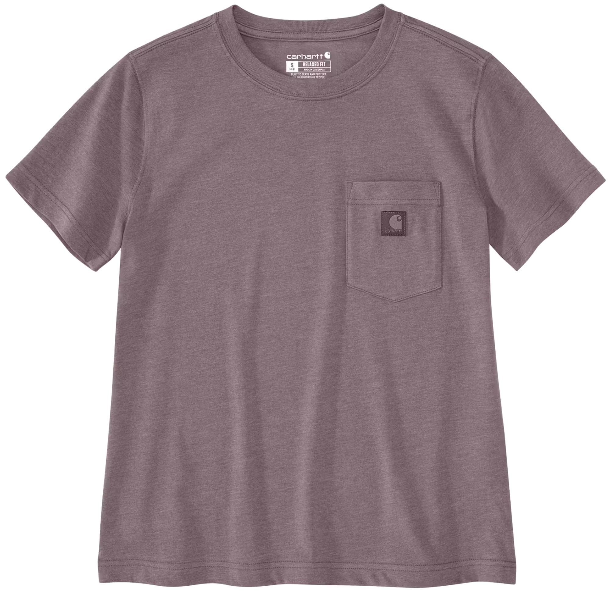 Carhartt Irvine Relaxed Ladies T-Shirt, grey-red, Size XS for Women-image-909818384