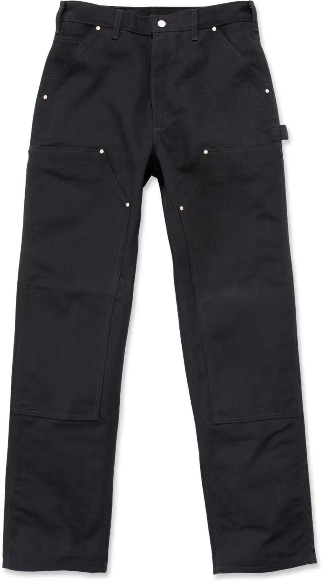 Carhartt Iconic B01 Firm Duck Double-Front Dungaree Pant, black, Size 32 42 for Men-image-900769505