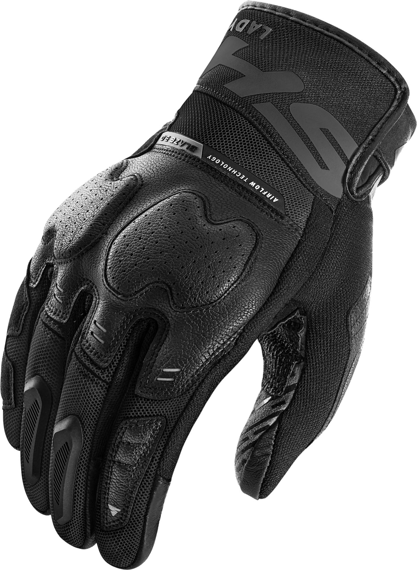 Side view of SHIMA Blaze 3.0 Ladies Motorcycle Gloves, black, Size L for Women