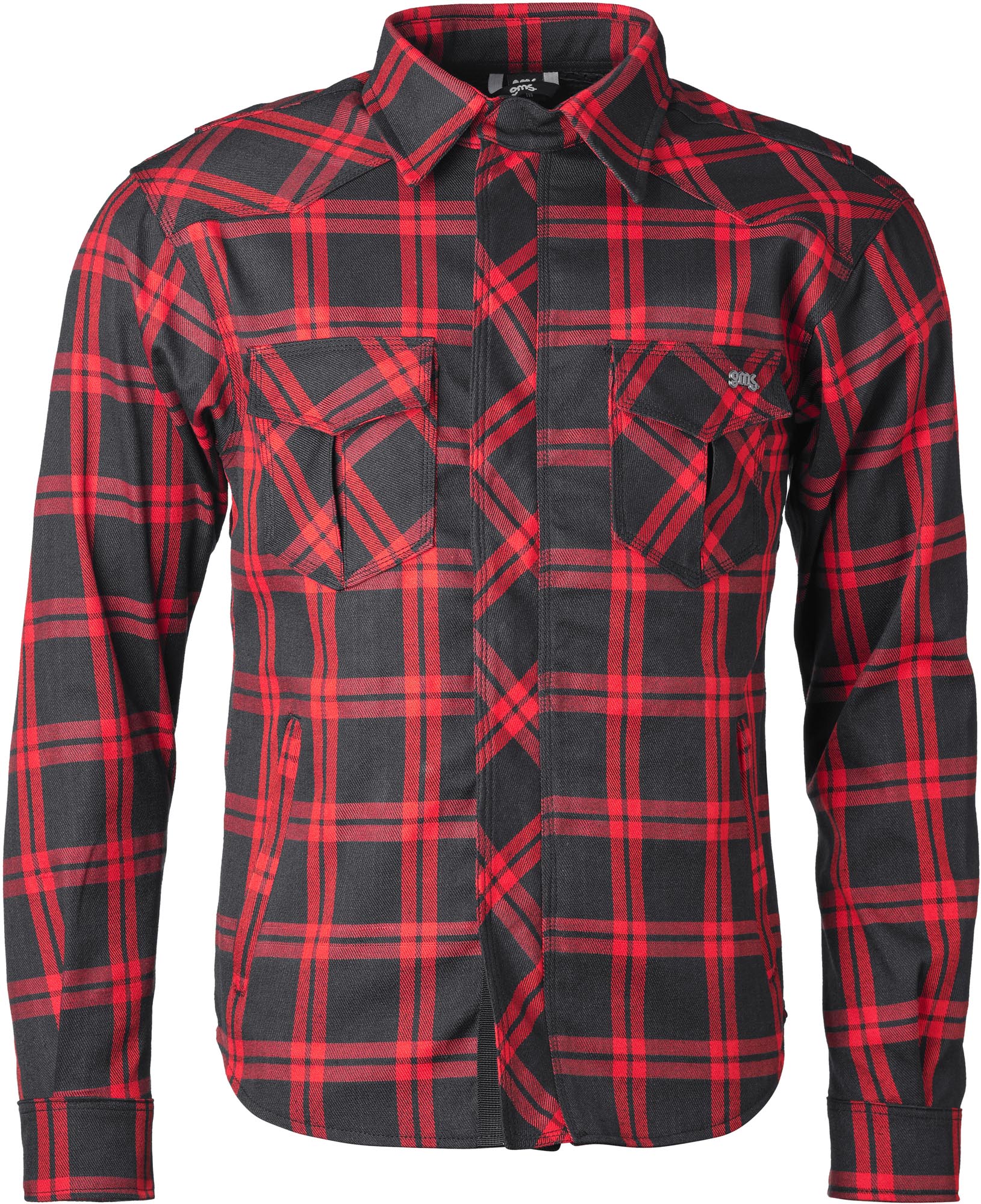 GMS Jaguar Neo Motorcycle Shirt, black-red, Size 11XL for Men-image-938445545