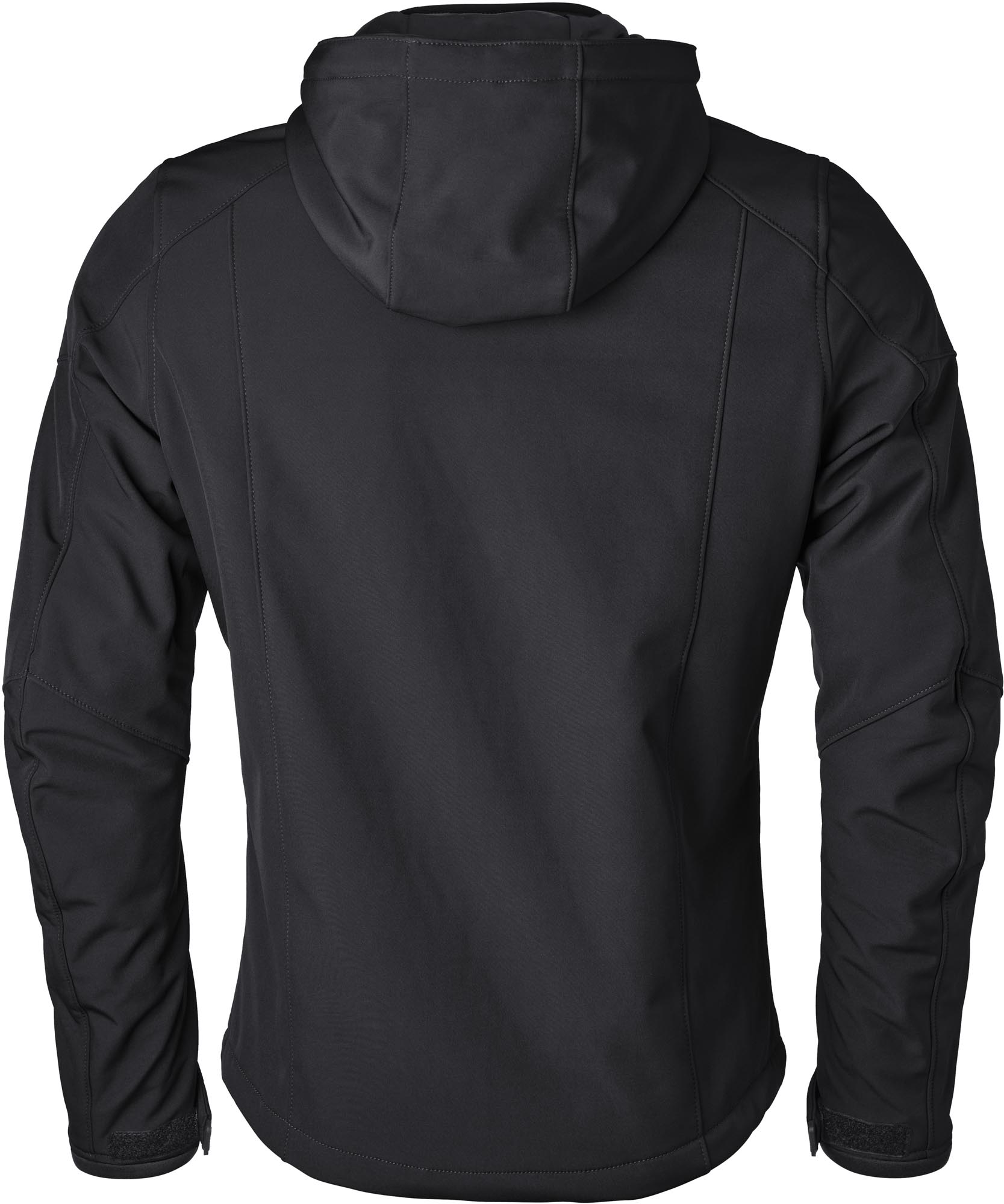 Side view of GMS Falcon Neo waterproof Motorcycle Textile Jacket, black, Size 3XL for Men