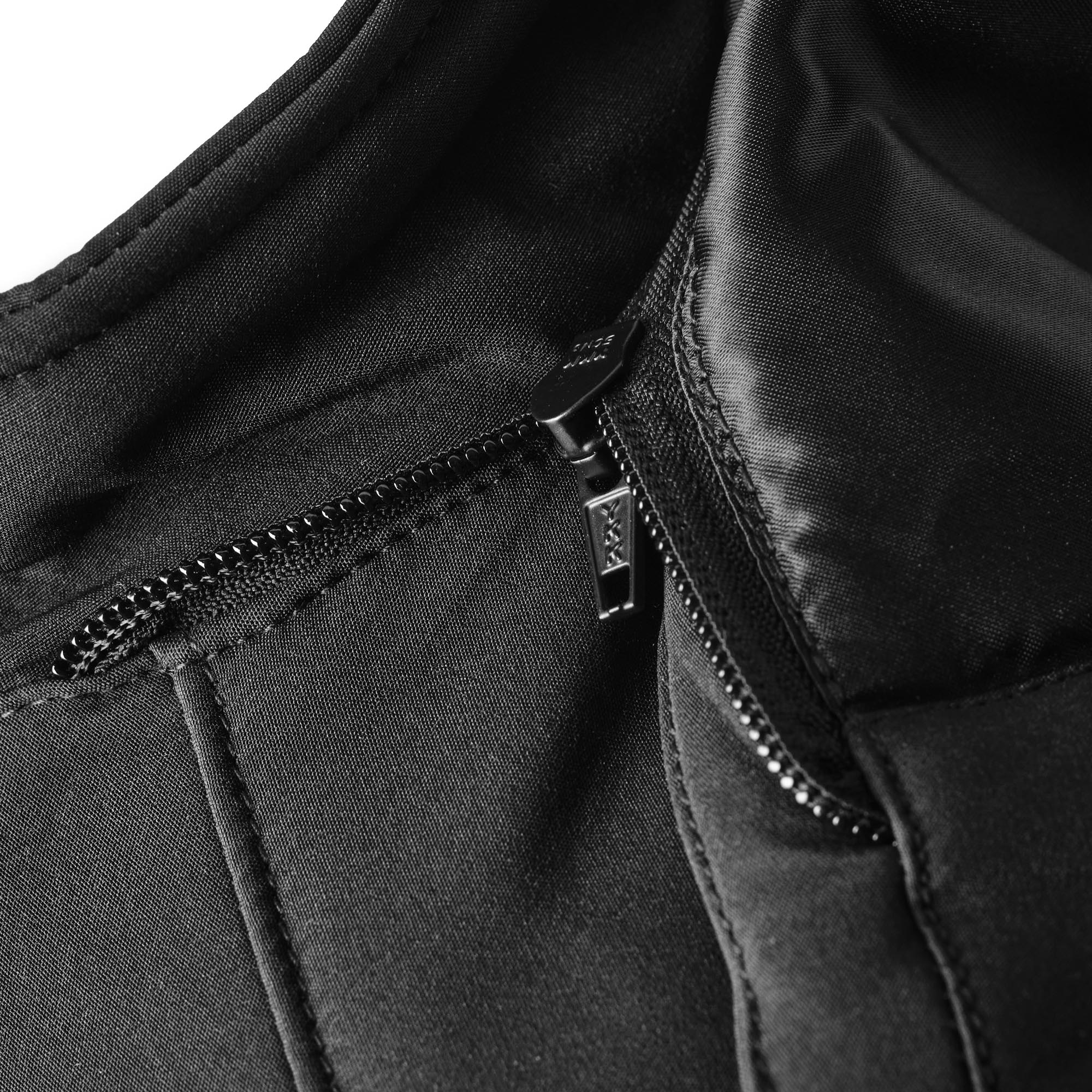 Side view of GMS Falcon Neo waterproof Motorcycle Textile Jacket, black, Size 3XL for Men