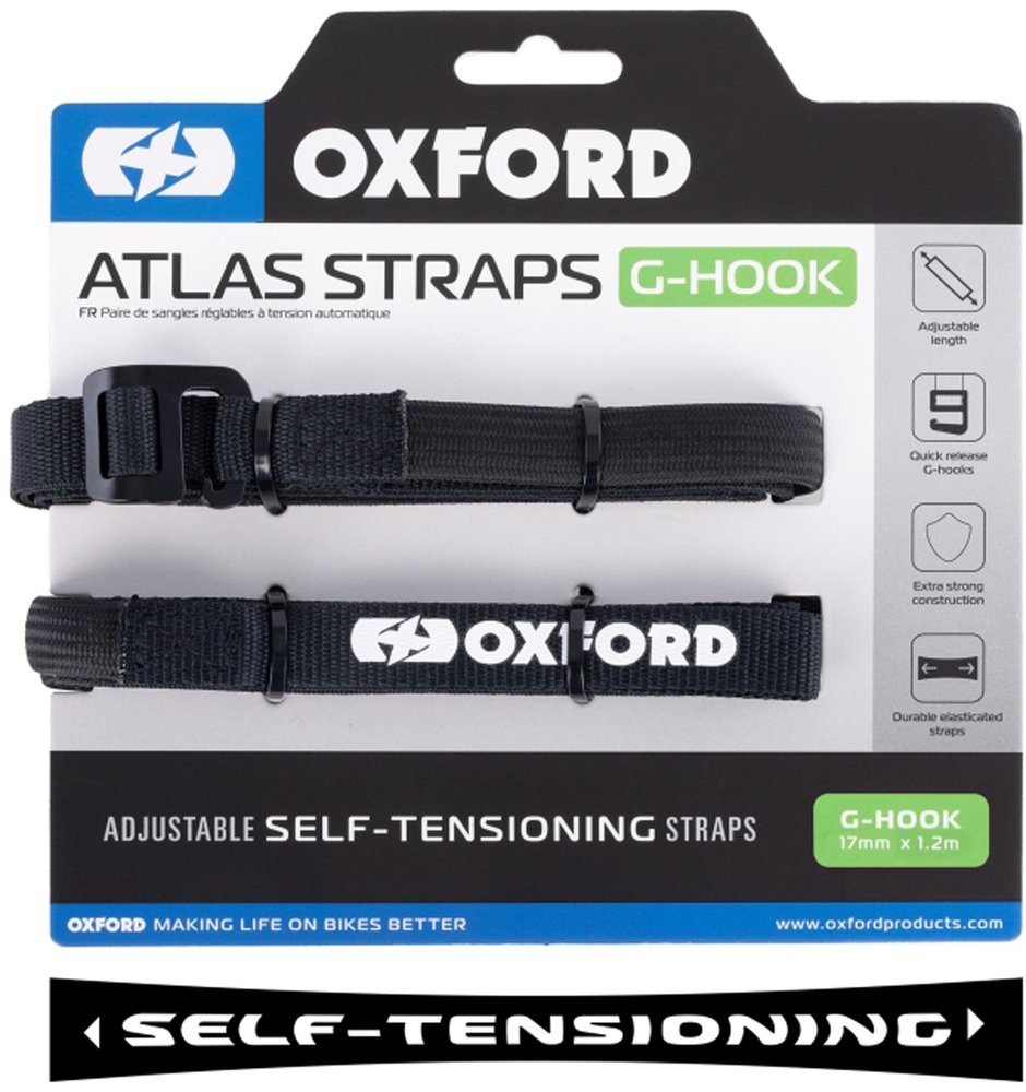 Oxford Atlas G-Hook 17mm Upevňovací pásky