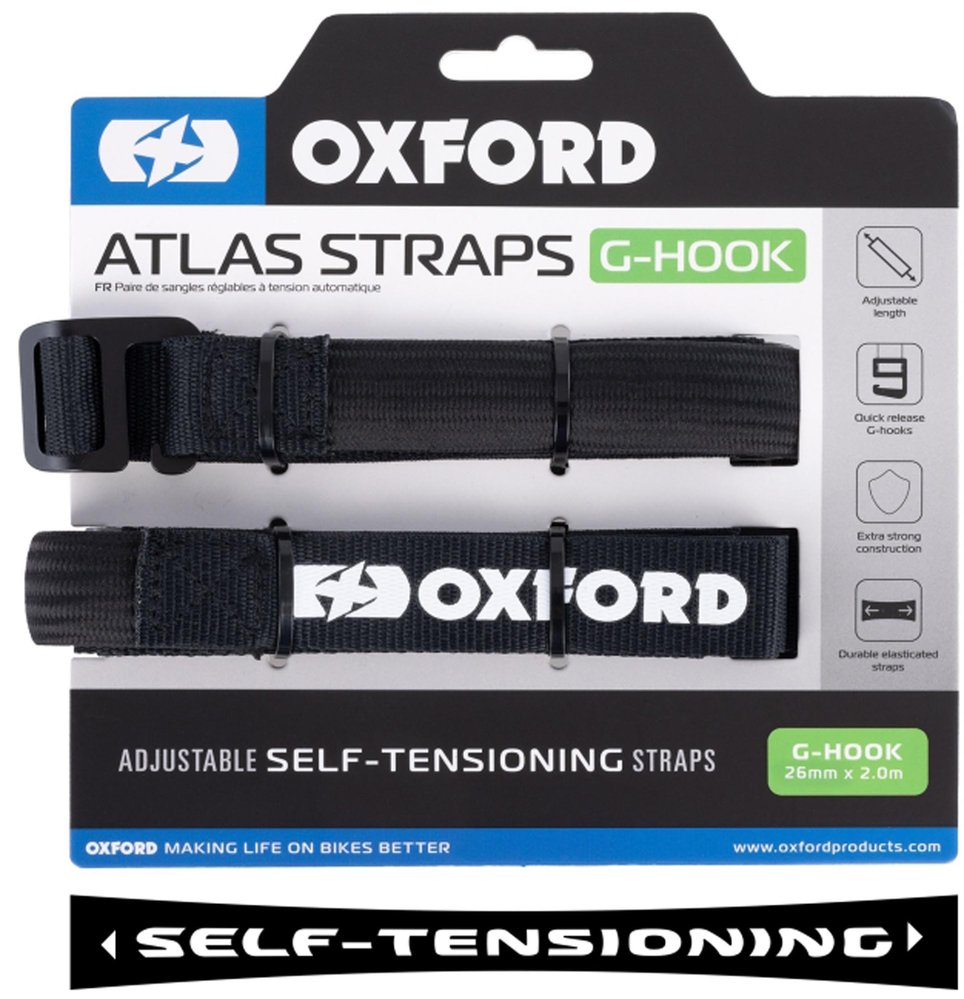Oxford Atlas G-Hook 26mm Upevňovací pásky