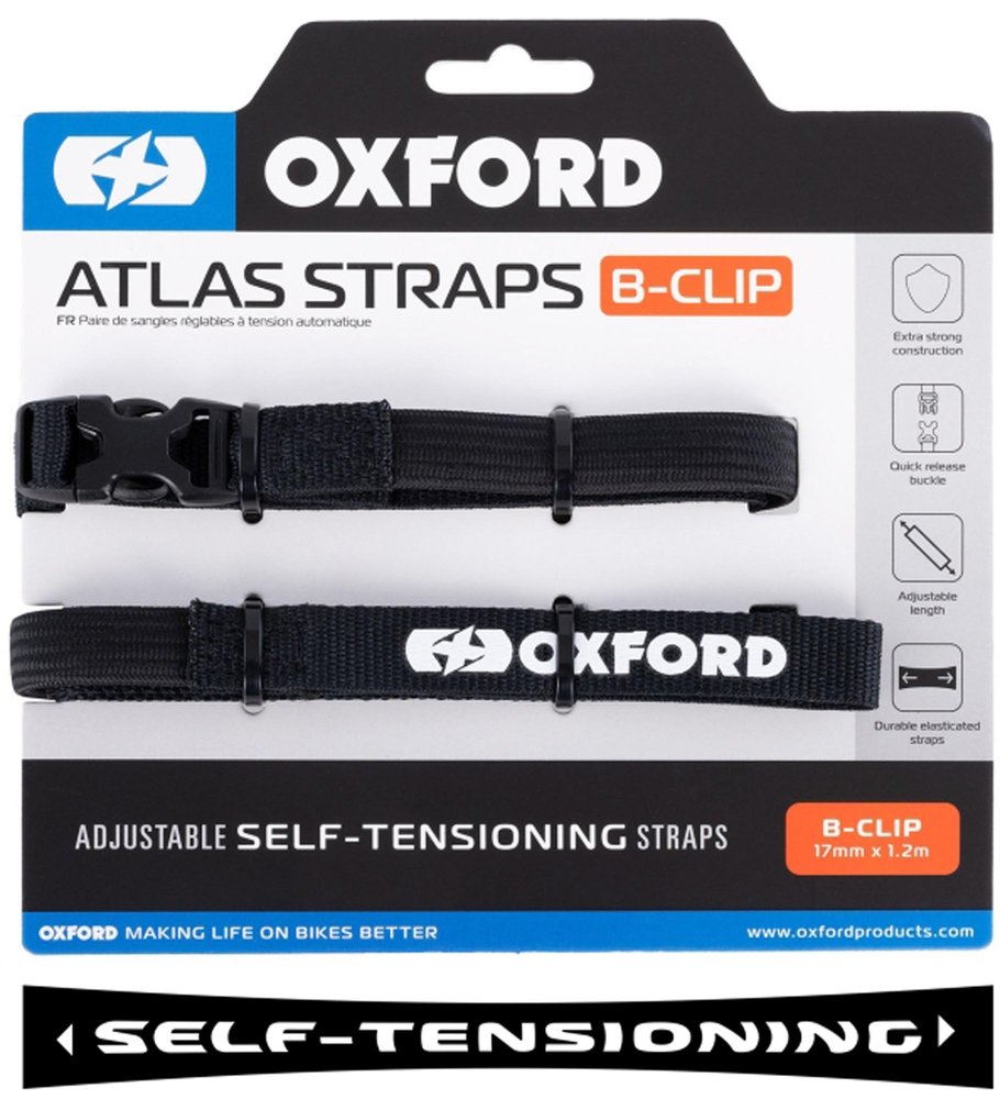 Oxford Atlas B-Clip 17mm Upevňovací pásky