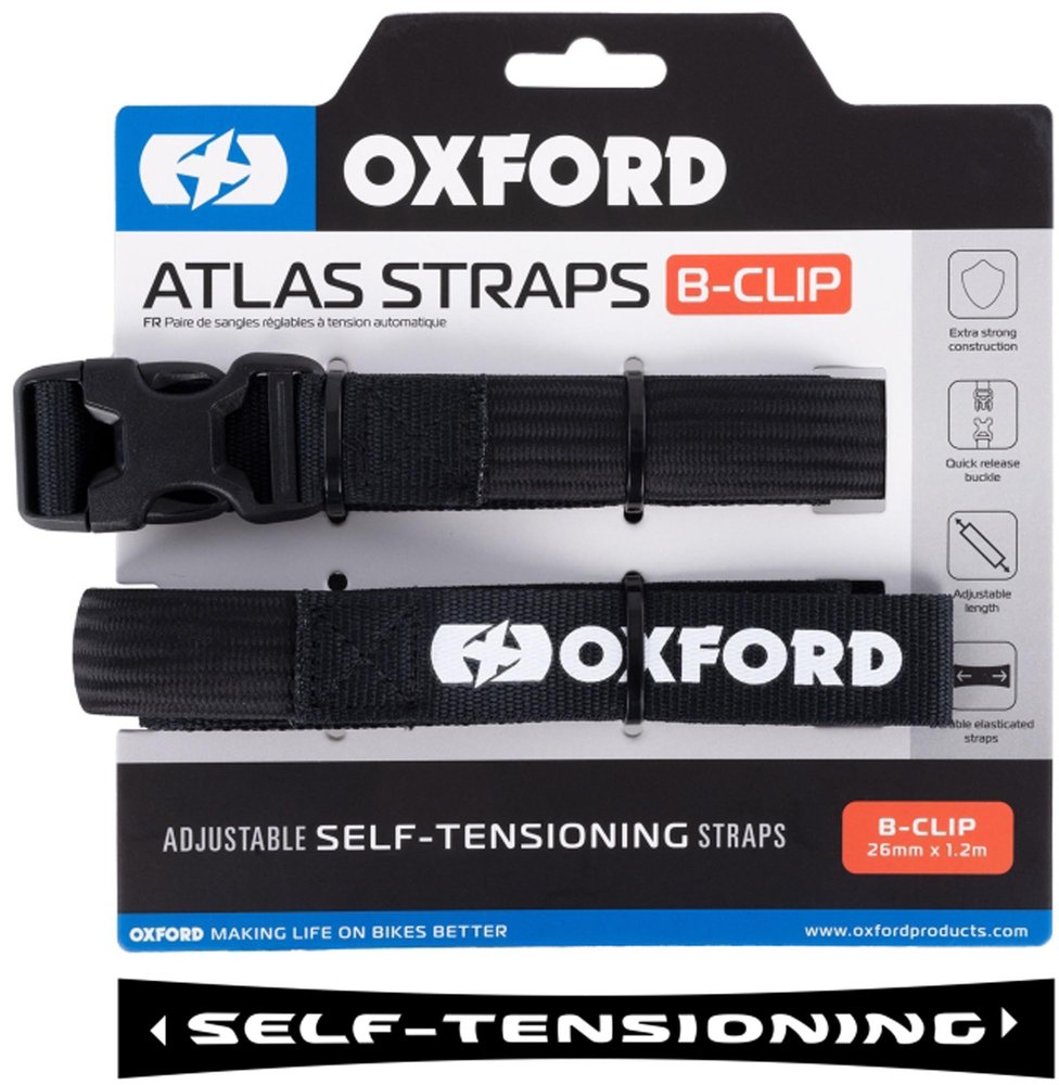 Oxford Atlas B-Clip 26mm Upevňovací pásky