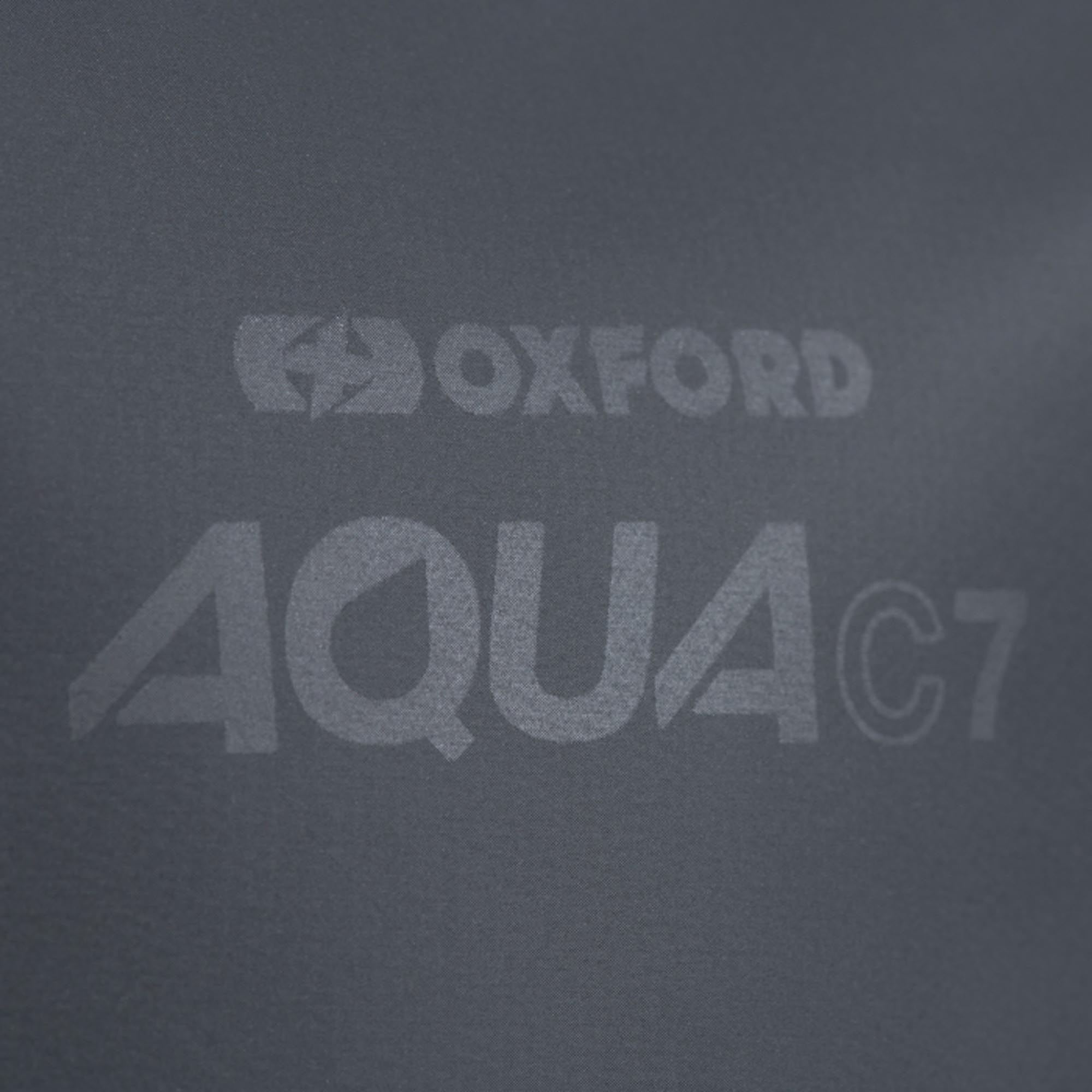 Side view of Oxford Aqua C7 Crash Bar Bag, black
