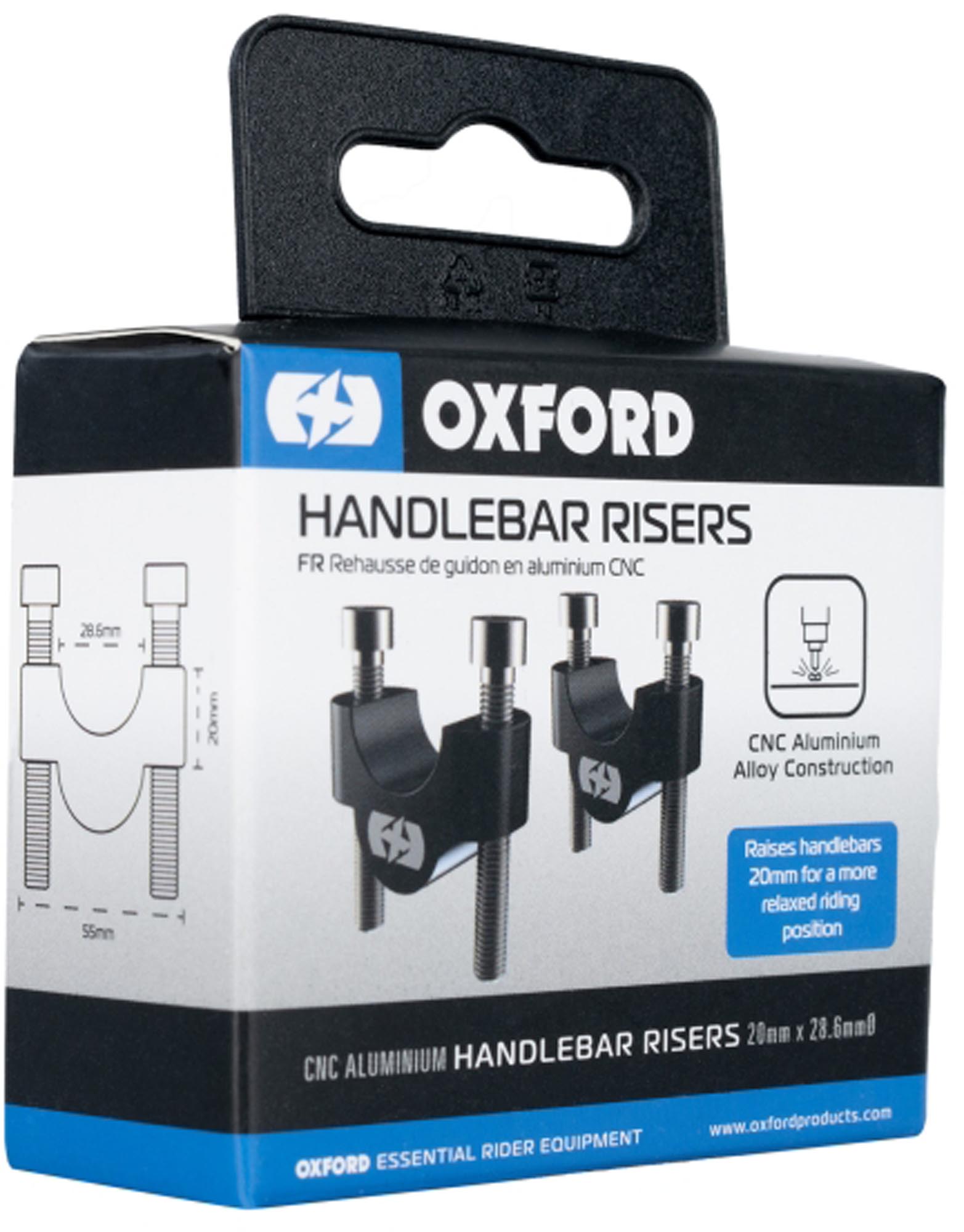 Side view of Oxford Handlebar Risers