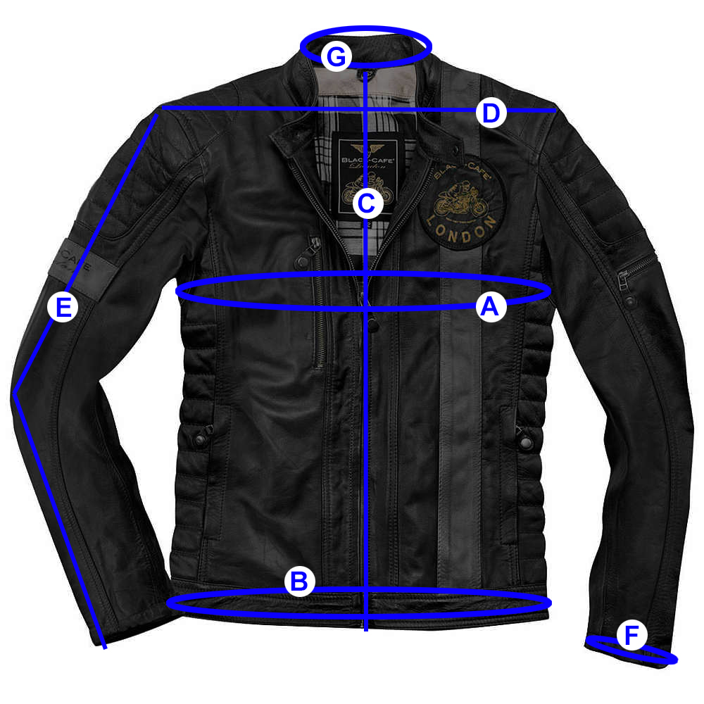 Black-Cafe London Kerman Motorcycle Leather Jacket - buy cheap FC-Moto