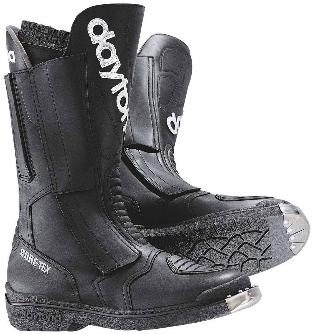 Daytona Trans Open GTX Gore-Tex waterproof Motorcycle Boots, black, Size 38, black, Size 38